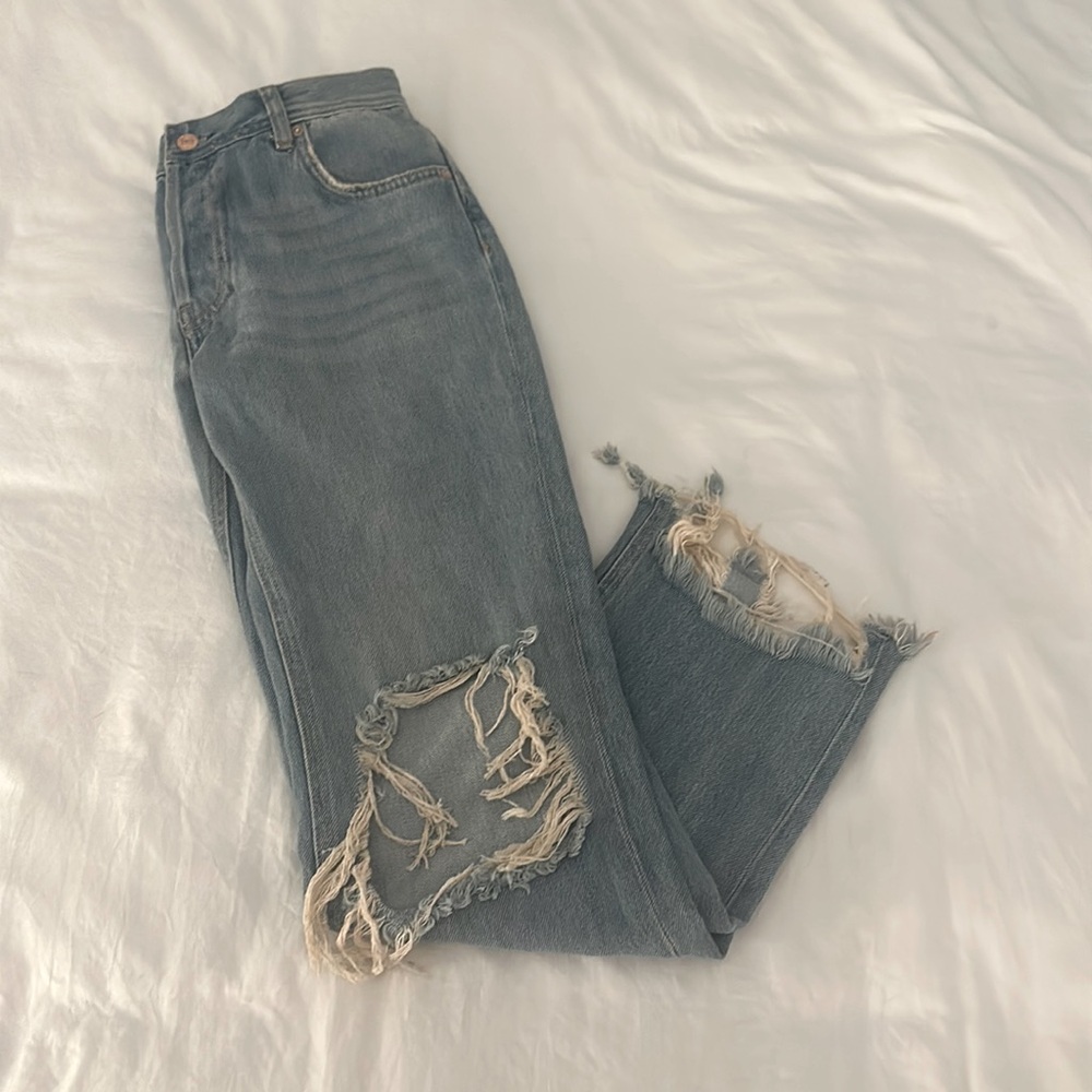 FREE People Maggie straight jeans
